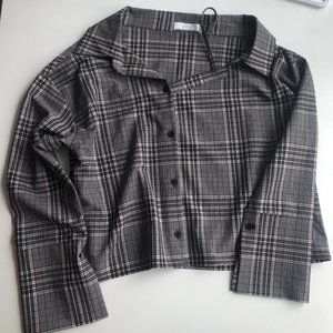 OAK + FORT  off the shoulder blouse (SIZE M)